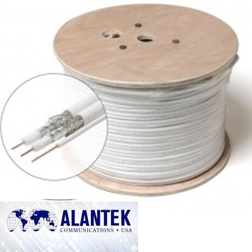 Dây cáp đồng trục Alantek RG6 Tri-Shield 301-RG0600-3SBK-1293